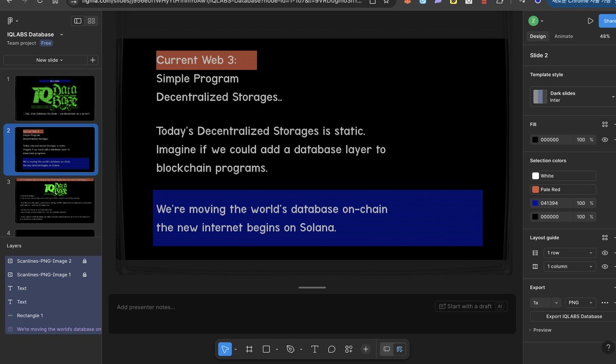 Cooking some deck for the Database system now