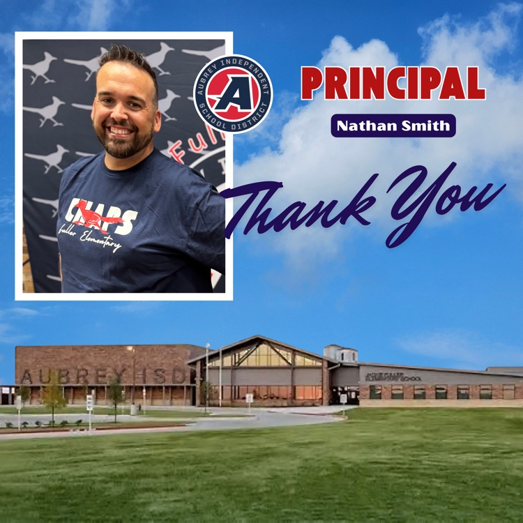 Join us in celebrating National Principals Month and recognizing the incredible leaders who make a difference on our campuses every day. Today, we recognize Fuller Elementary Principal Nathan Smith.
