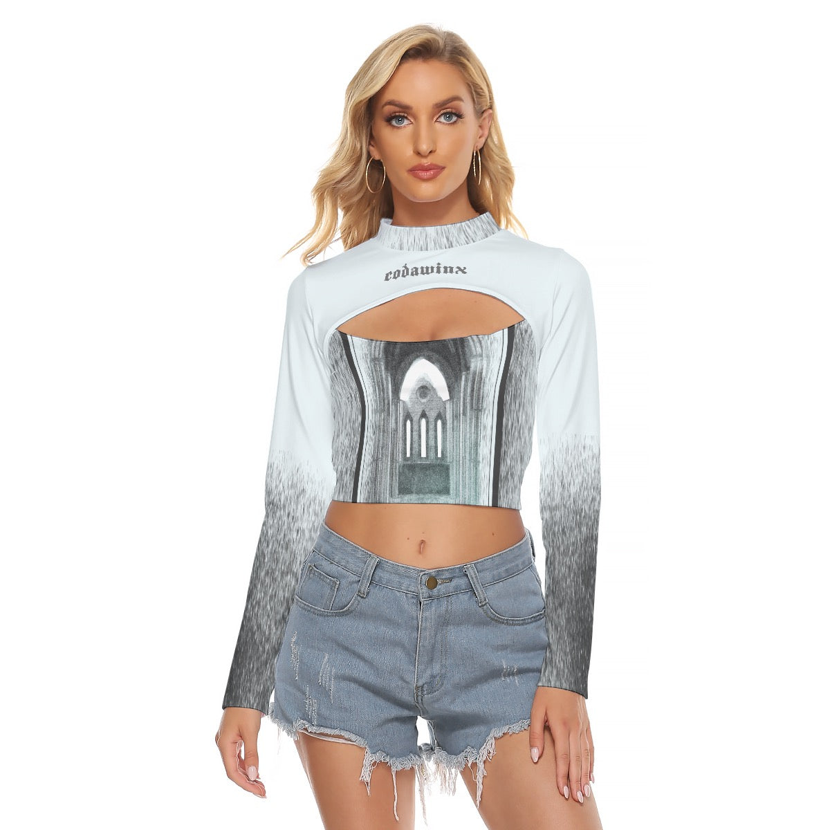 CodawinxSteph's tweet image. When your top's got more personality than your group chat 🤫✨ Snag the Cashel Women's Hollow Chest Keyhole Tight Crop Top for $36.95 and let your style do the talking! #Fashionista #AltFashion #Codawinx codawinx.com/products/cashe…