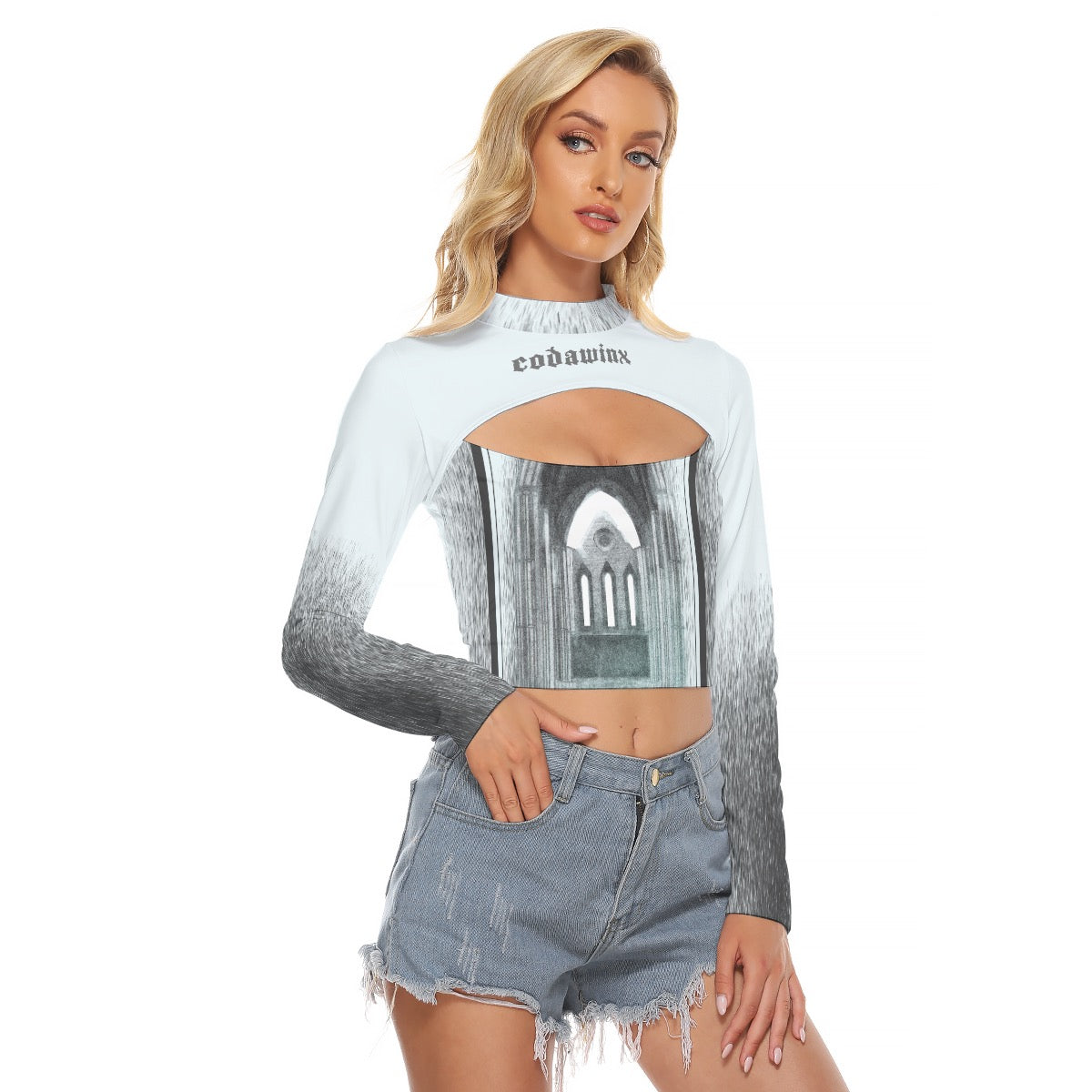 CodawinxSteph's tweet image. When your top's got more personality than your group chat 🤫✨ Snag the Cashel Women's Hollow Chest Keyhole Tight Crop Top for $36.95 and let your style do the talking! #Fashionista #AltFashion #Codawinx codawinx.com/products/cashe…