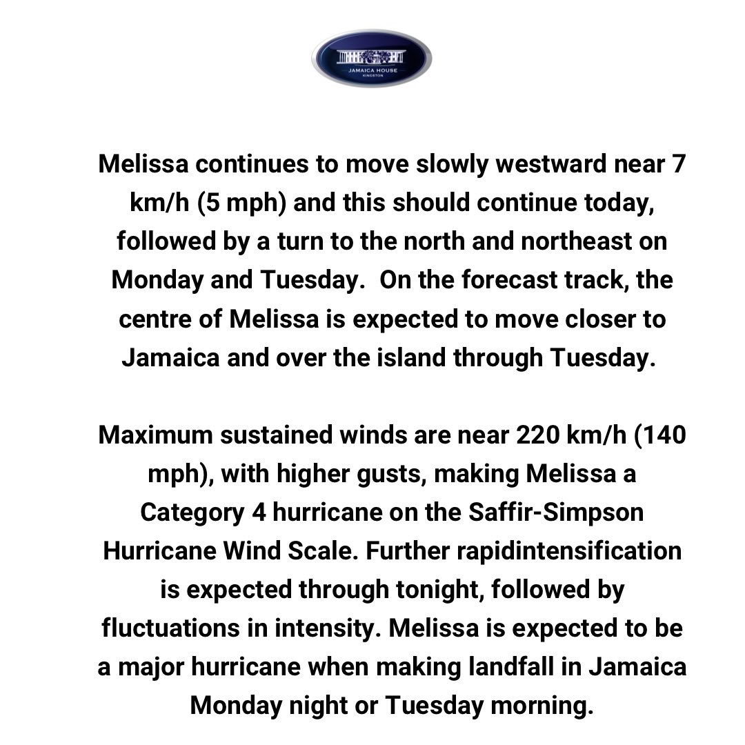 Andrew Holness tweet media