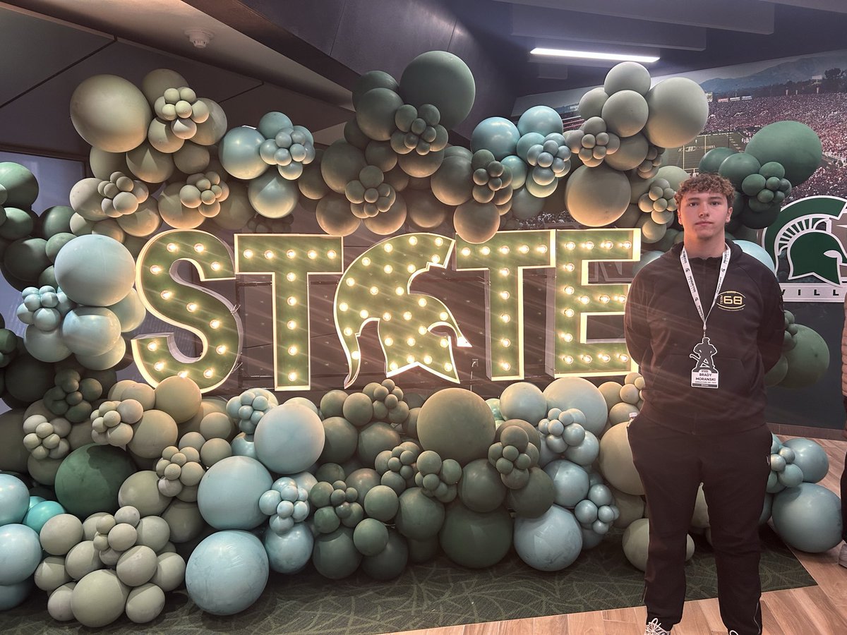 Spartan stadium was active last night!! Thank you <a href="/MSU_Football/">Michigan State Football</a> for the hospitality. Thank you <a href="/SeanLevyMSU/">Sean Levy</a> for the invite. Can’t wait to get back and keep building connections with the staff!! <a href="/Frank_herzog55/">Frank Herzog</a> <a href="/FBCoachM/">Jim Michalczik</a> <a href="/AllenTrieu/">Allen Trieu</a> <a href="/GtownGridiron/">Germantown Gridiron Club</a>