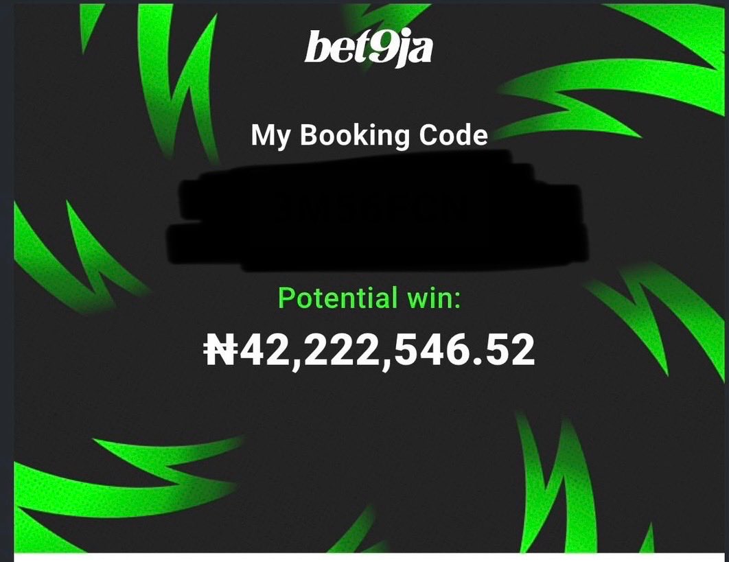 mrbayoa1's tweet photo. Sunday ⚽️ on Bet9ja

3M59RC8: 20 odds
3M5G85F: 40 odds
3M55WN7: 150 odds

#Bet9jaCode https://t.co/pEyacnUKU3