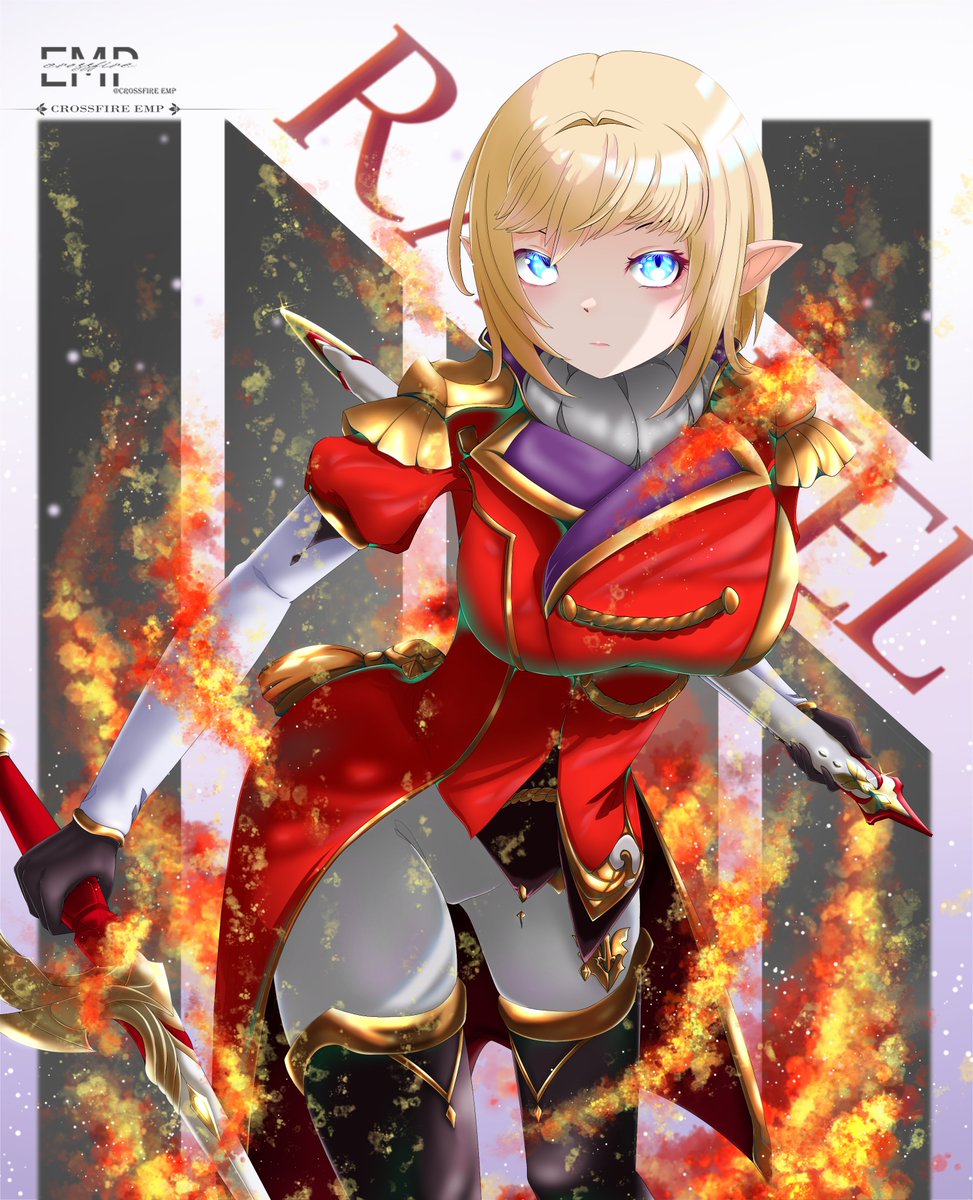 CrossfireEMP's tweet photo. ∘₊✧ Rachel ✧₊∘
•┈••✦ ❤ ✦••┈--•
7Knights Rebirth : เปลวเพลิงแห่งอัคนี
เดือนนึงจะวาดได้สักภาพนึง งานไม่เยอะนะแต่ติดเกม😆
#SevenKnightsRebirth #EMP_ART #empสตูดิโอ https://t.co/Xw4xM7u0qd