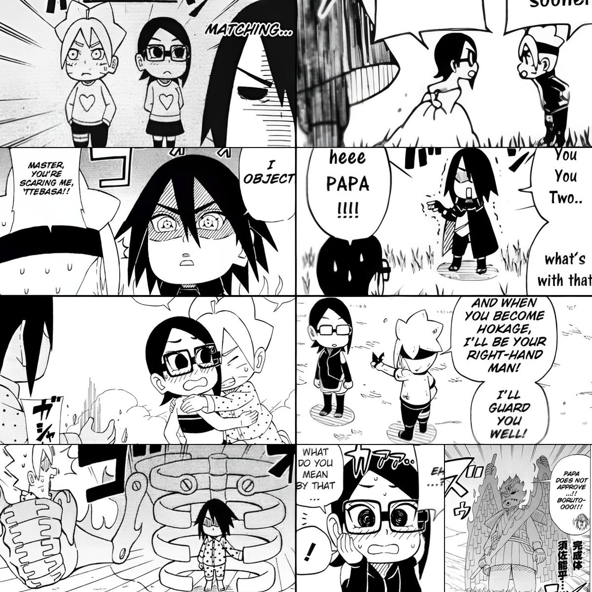 BoruSara moments in Boruto SD just wouldn't be complete without Sasuke's priceless reactions 🤣
#borusaraweekend