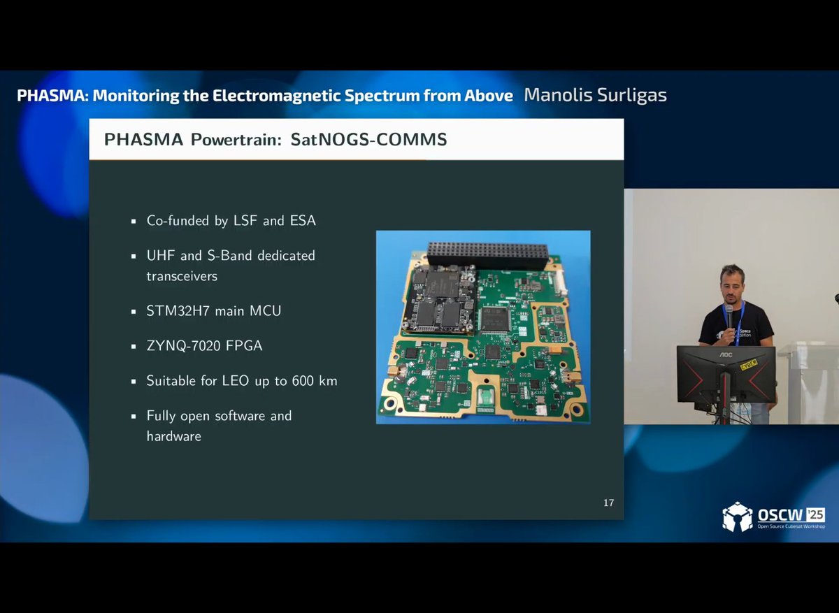 deckbsd's tweet image. Loooots of great talks today already 📡🛰️🪐Replay is available of course : youtube.com/live/Hwj-pOZAy…  #OSCW2025 @LibreSpace_Fnd @SatNOGS #CubeSat