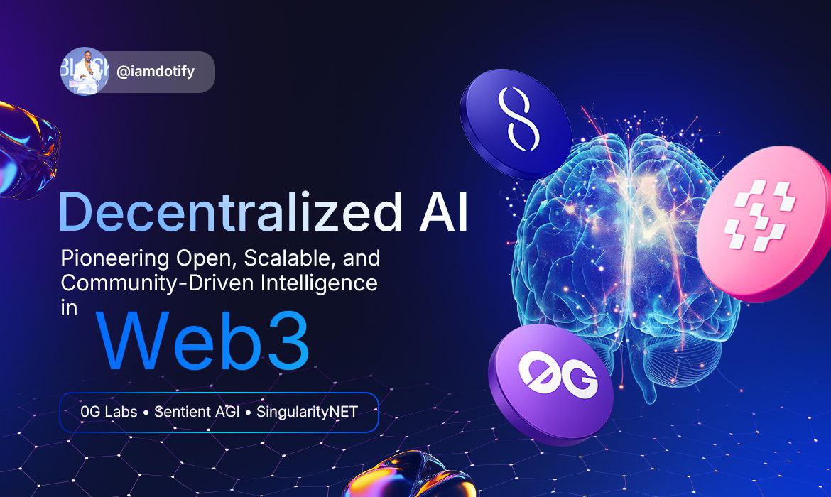 DECENTRALIZED AI: PIONEERING AN OPEN, SCALABLE, AND COMMUNITY-DRIVEN INTELLIGENCE IN WEB3

I hope you are aware that the future of intelligence is being decided right now. But the most important concern around it is that; will it be a single and closed system that is controlled