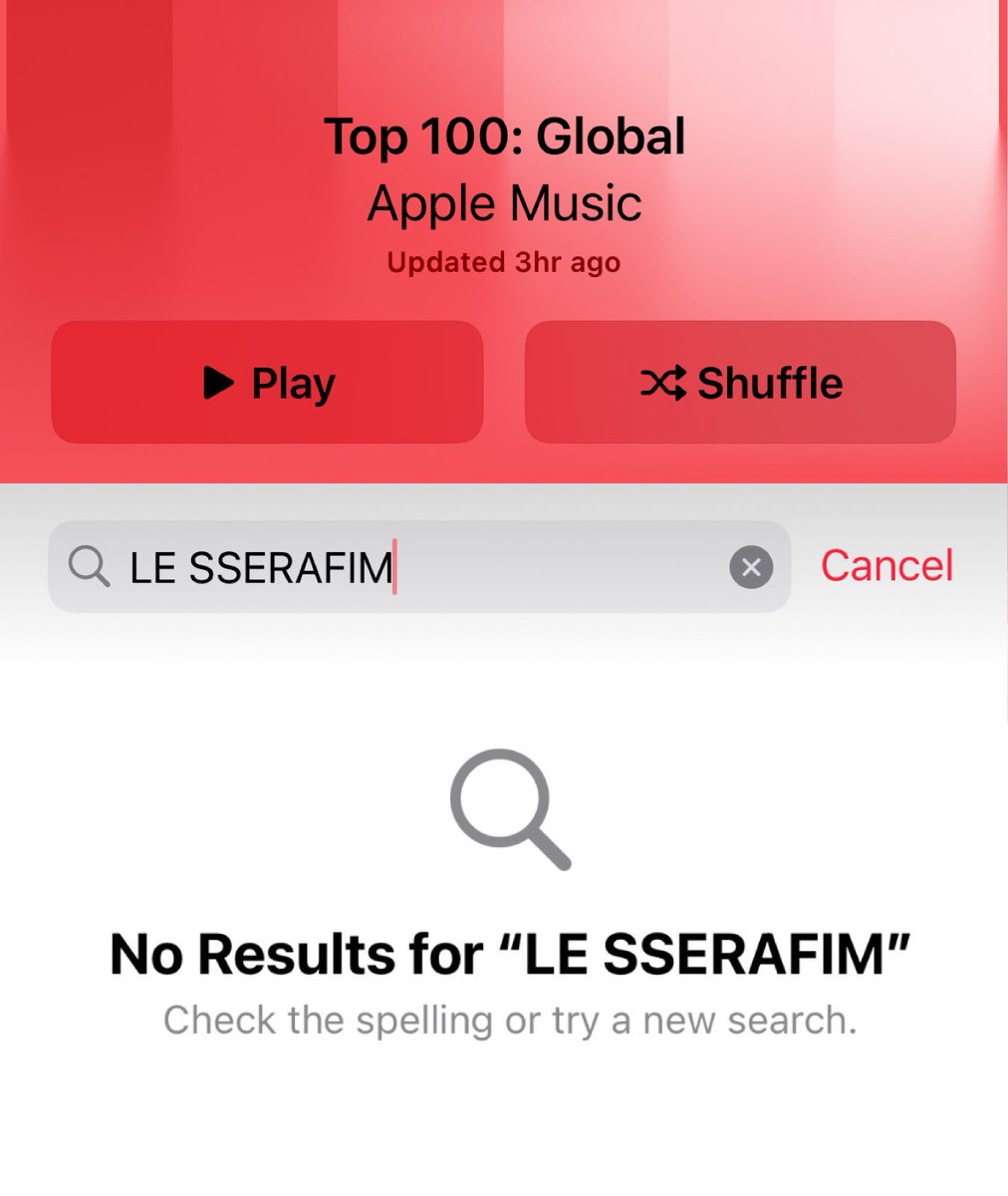 jisuluver's tweet image. LE SSERAFIM &amp;amp; j-hope’s &apos;SPAGHETTI&apos; has FAILED to enter Apple Music Global 2 days after its release.

Why can’t HYBE artists chart on Apple Music anymore? 👀