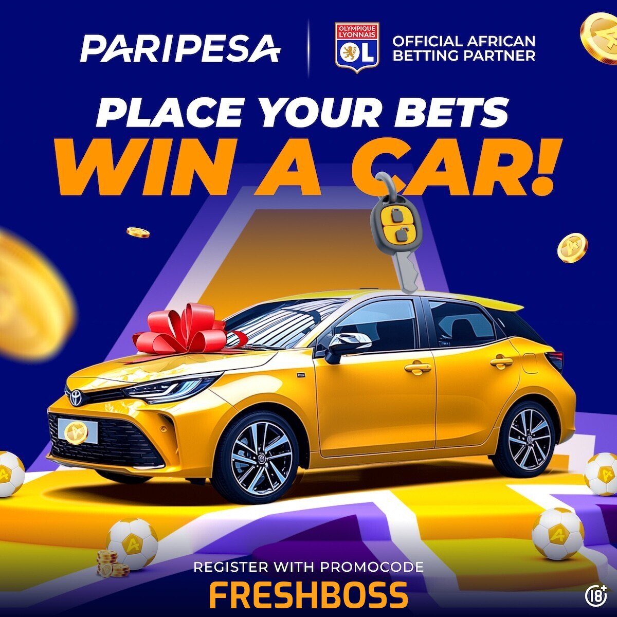 Today’s banker 5 odds on Paripesa 

Booking code 👉🏻 2JNB7

Don’t have an account? 

Register today to get up to 200% welcome bonus once you make your first deposit tinyurl.com/vjmnhzkt

Use promo code 👉🏻 FRESHBOSS 

Just stake &amp; win as usual 🤟🏻🟢✅