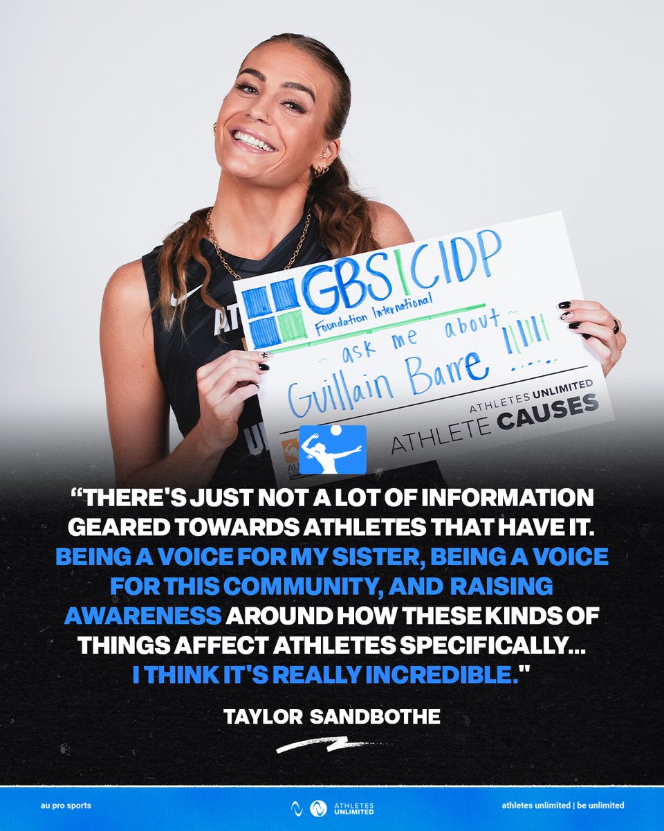 AUProSports's tweet image. “The coolest thing about me is my sister.&quot;

Taylor Sandbothe knows that every moment on the court is a gift, and this season, she ensures that gift honors her sister, Elle, by playing for GBS/CIDP Foundation International.

📖 auprosports.com/read/taylor-el…

#AUProVB