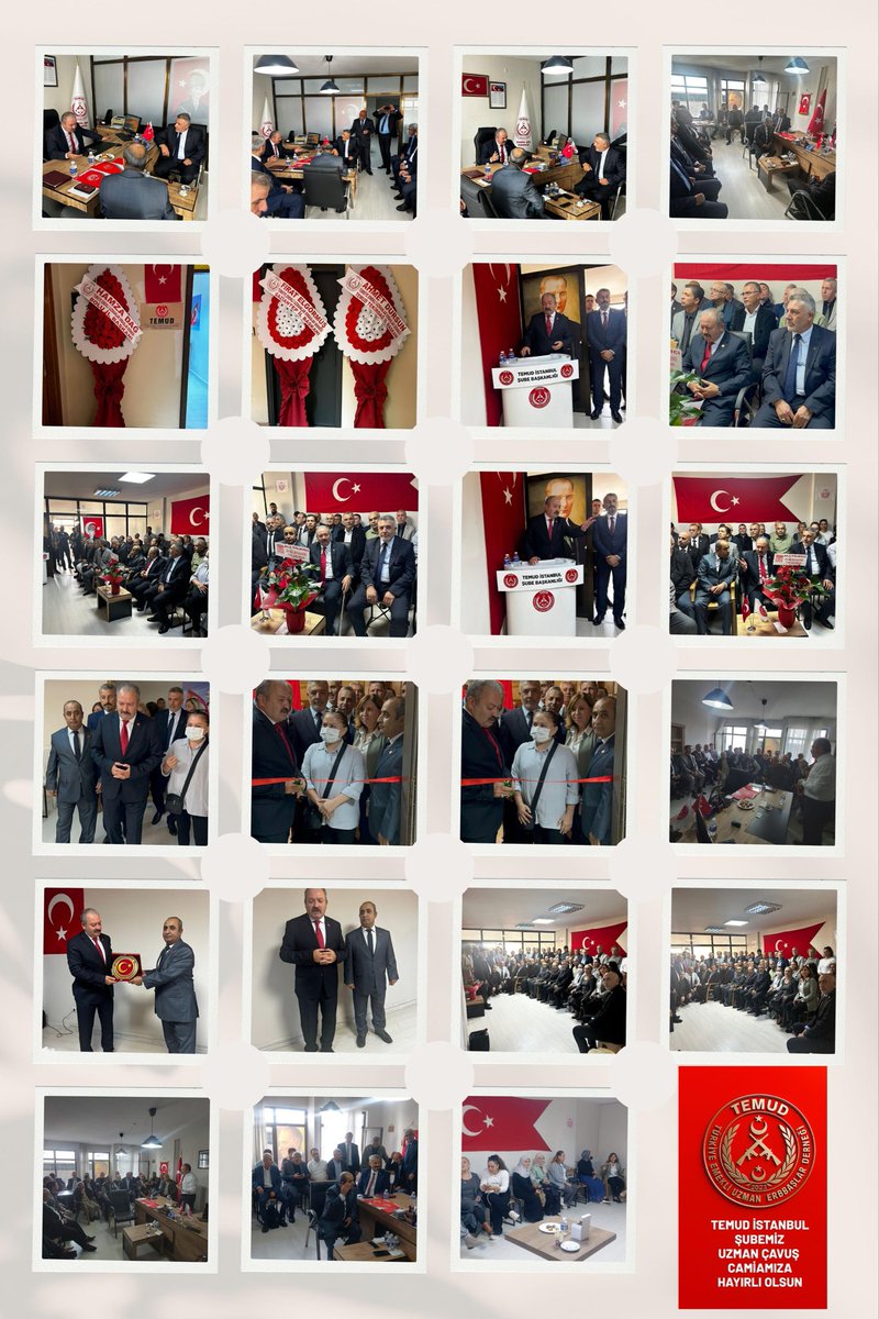 alitilkici38's tweet photo. TEMUD İstanbul Şubemizin yeni yerinde açılışını gerçekleştirdik!
Uzman Çavuş camiamıza hizmet yolunda önemli bir adım daha attık.

Katılım sağlayan değerli üyelerimize, ailelerimize ve tüm camiamıza gönülden teşekkür ediyor, İstanbul Şubemize çalışmalarında üstün başarılar diliyorum.

Birlikte güçlüyüz, birlikte başaracağız. 🇹🇷

Ali TİLKİCİ
Türkiye Emekli Uzman Erbaşlar Derneği
Genel Başkanı
@TEMUD_2024 
#UzmanÇavuş