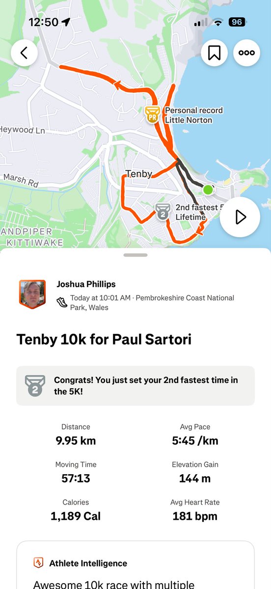 jphillipssolva's tweet photo. Great day down at the Tenby 10k! A fab event that was well organised and had such a nice crowd! Thanks for organising so I could plod around Tenby in the Winter sun! More Tin Man than Iron Man! #pembrokeshire #tenby10k #tenby #pembs #pembsrunning #running #runningweekends https://t.co/isaY3a8xBY