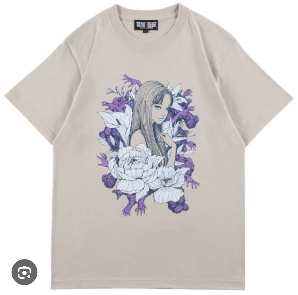 hiroki_death_no's tweet image. やってくれますね。あ！な！た！って♪
墓場の画廊で、コロコロさんから、
おしゃれTシャツプレゼントしていただきましたー！あざます！
ごめんなさい💦全然作品知らないんですけど、いいなぁと。#りこのトリコ  #トリコのりこ　#伊藤潤二  #富江　#ハイスクール奇面組