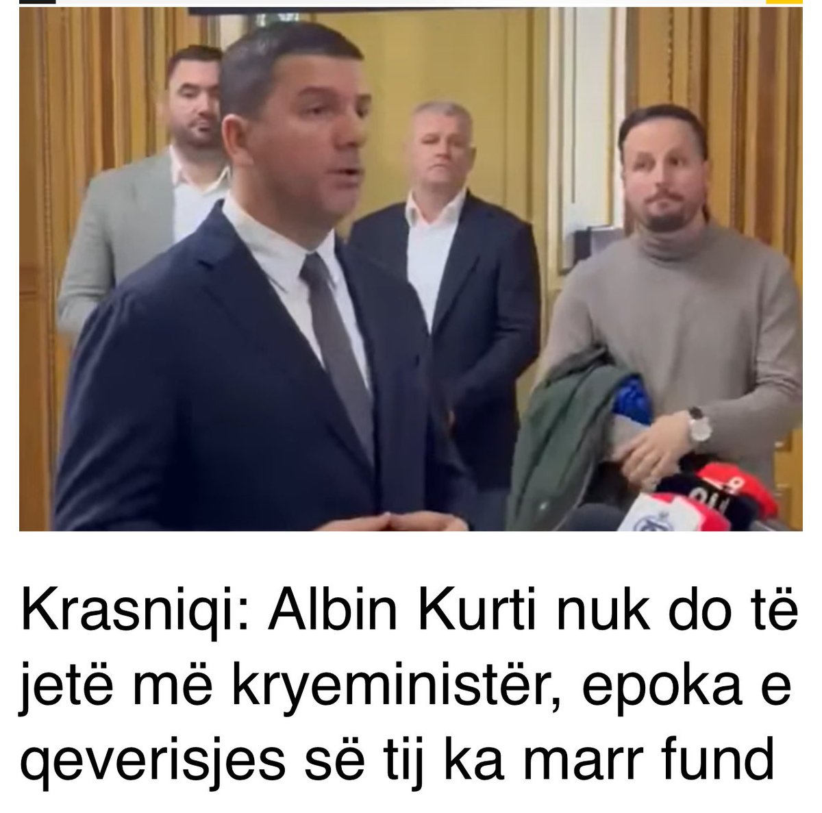 E madhja Adelina Ismaili tha se epoka e Albin Kurtit është tani. 

<a href="/MemliKrasniqi/">Memli Krasniqi</a> , ti thua se epoka e Albin Kurtit ka mbaruar, unë them se tani ka filluar.