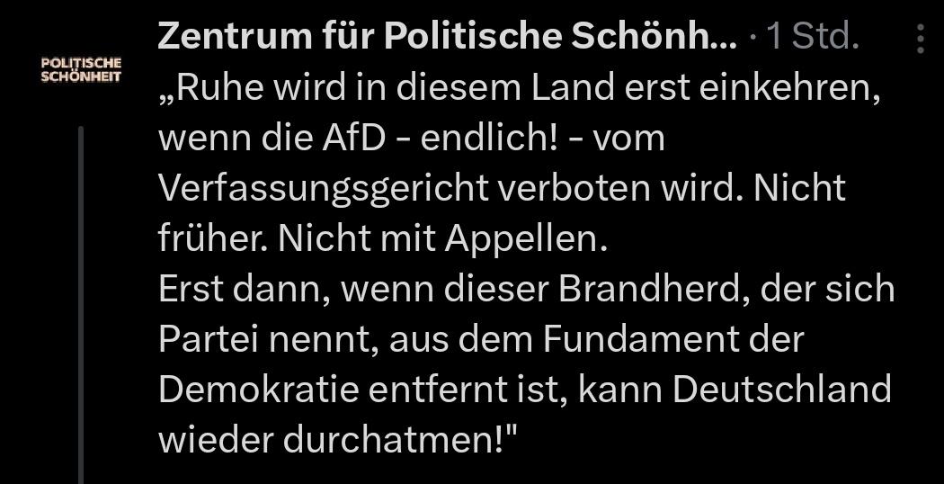 GGLuthe's tweet image. Ungeachtet der Demokratiefeindlichkeit, die aus jeder Pore dieses gekauften "Kunstprojekts" trieft, übersetze ich gerne, damit jeder lesen kann, wie dumm die Idee ist:
"Wenn wir - endlich! - den kochenden Teekessel mit Panzerband ganz fest zukleben, wird das Pfeifen schon…