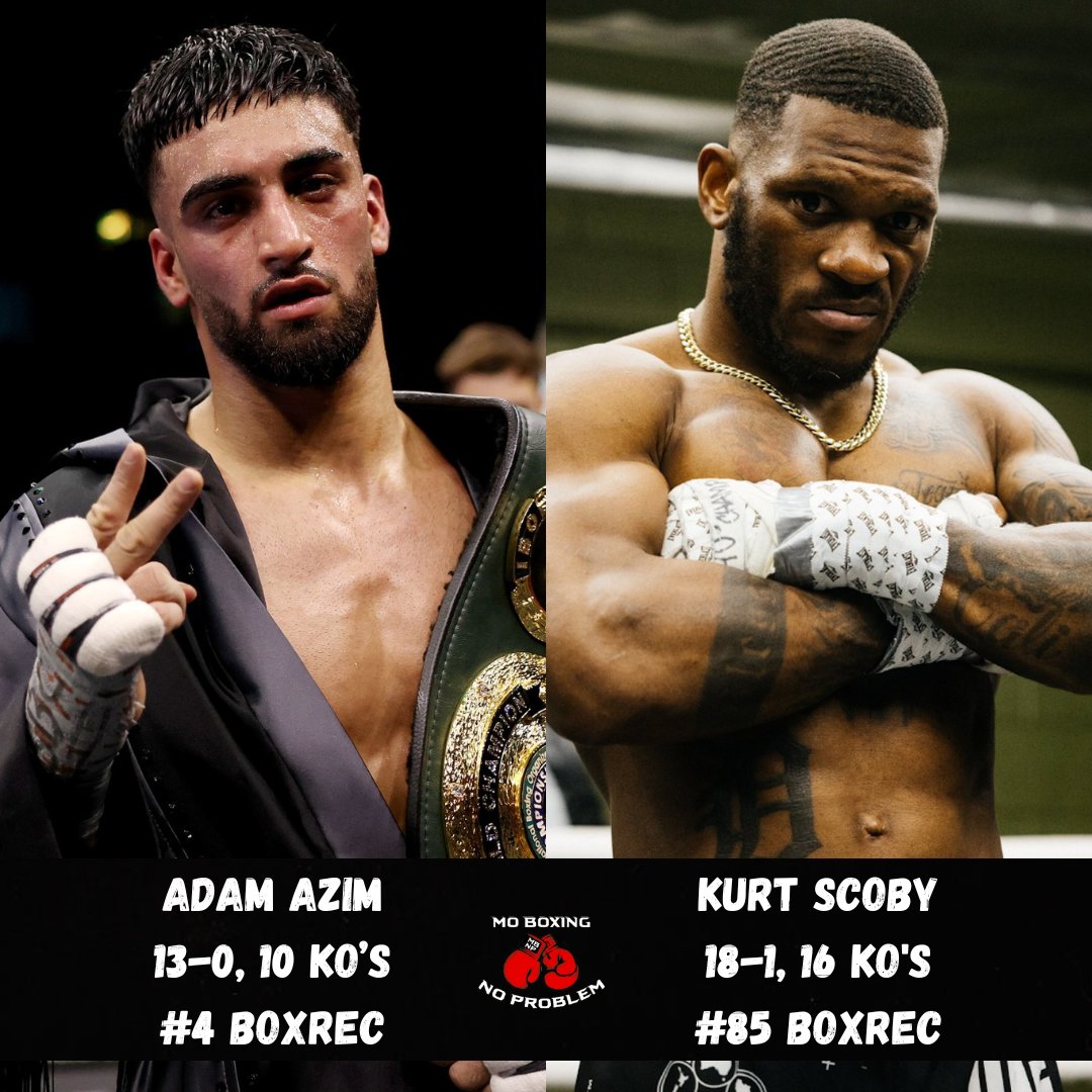 MoBoxingNP's tweet image. Adam Azim is being rumored to face Kurt Scoby on the Chris Eubank-Conor Benn 2 undercard set for November 15th in London 🇬🇧

Thoughts? Who you got if it happens? 🤔