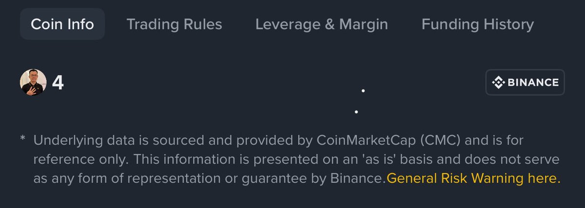 $4 #4 for CZ &amp; BINANCE ALPHA

Send it hard brother 📈