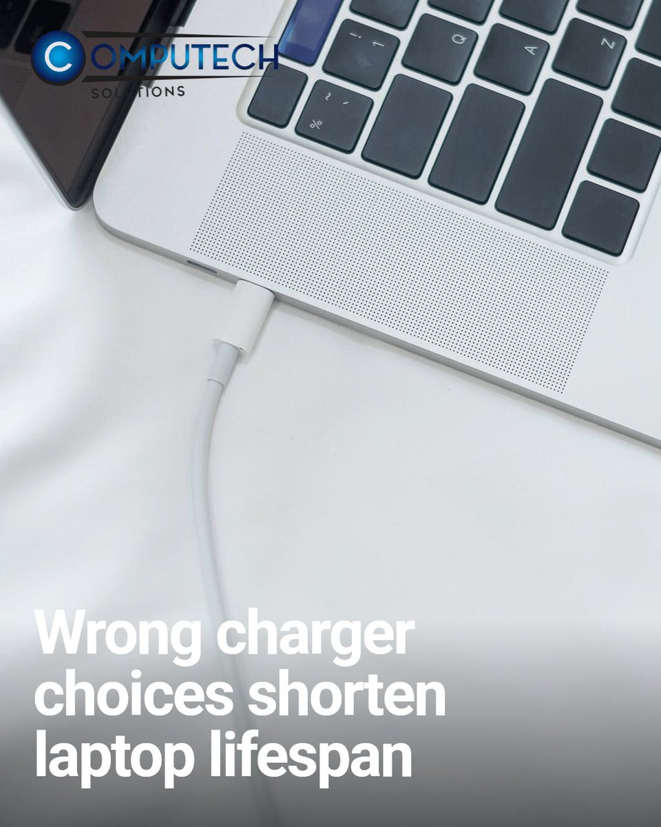 Computech_PTA's tweet image. Wrong chargers damage laptops &amp;amp; shorten lifespan! Match voltage &amp;amp; amperage to specs. Get quality generic chargers from Computech Solutions for reliable power. Protect your investment—shop now! #LaptopRepair #ComputechSolutions #TechSupport #LaptopCharger