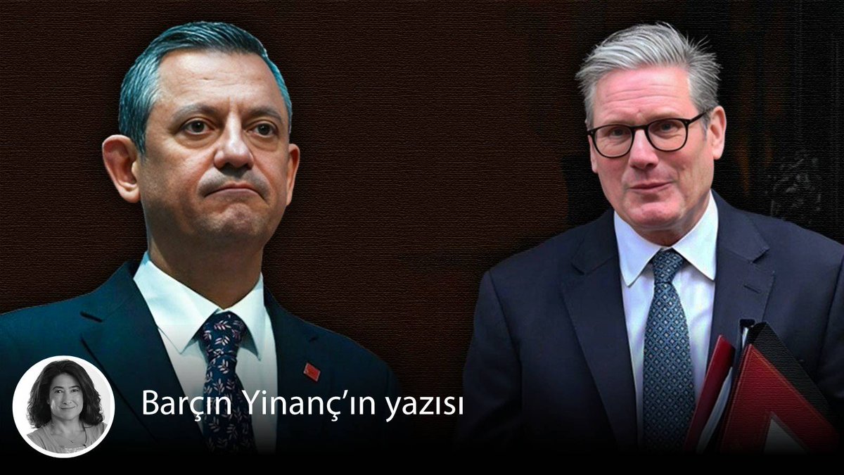 ✍️ Barçın Yinanç yazdı:

📌 Eurofighter, Starmer, Özel: Korku değil kâr diplomasisi

💬 İngiltere Başbakanı Keir Starmer bugün Ankara’da olacak. Cumhurbaşkanı Recep Tayyip Erdoğan’la iş birliği imkanlarını konuşurken, tarihinin en zorlu baskıcı döneminden geçen ideolojik yoldaşı