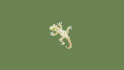 sapphire_al2o3's tweet image. トッケイヤモリ #pixelart