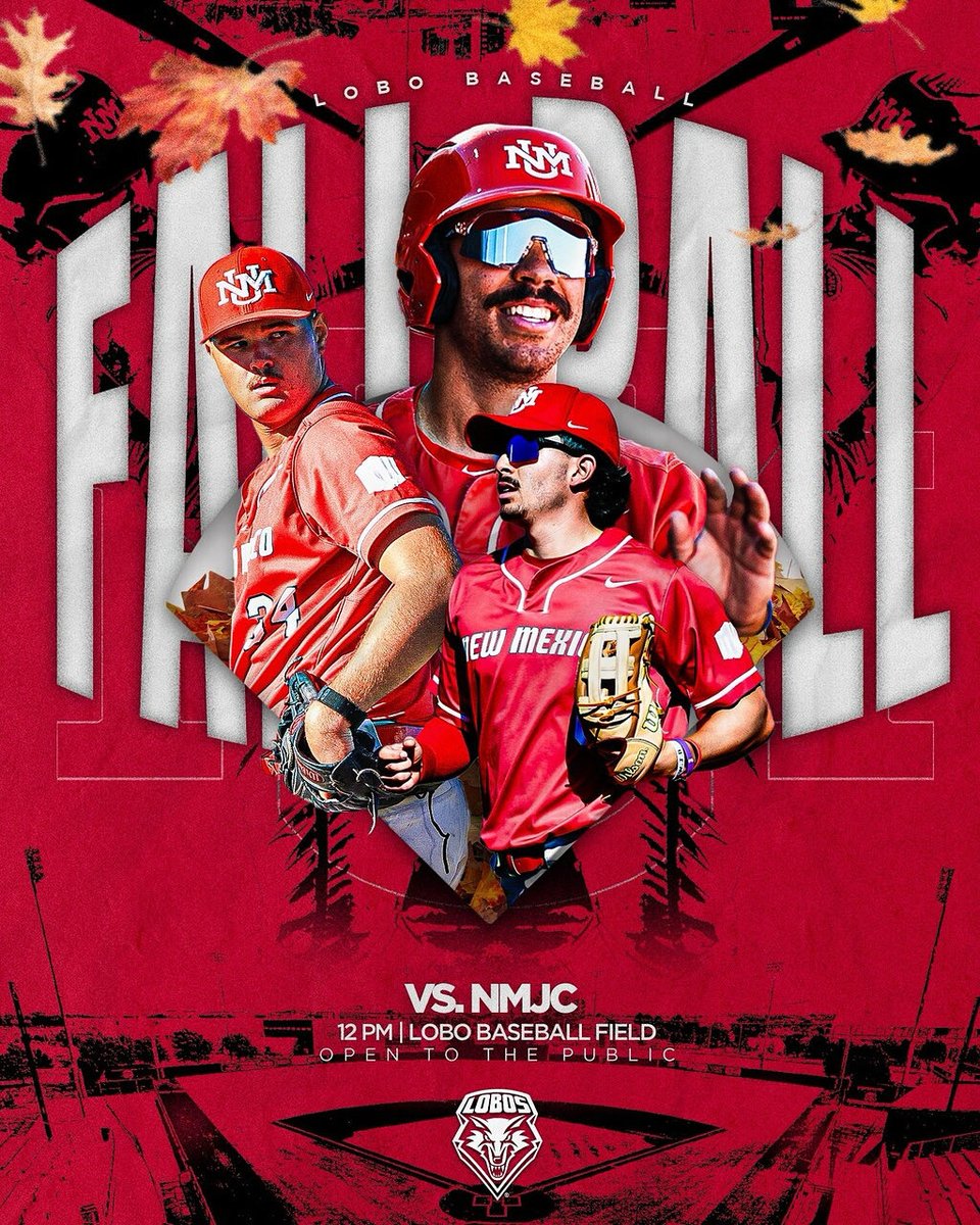 12 innings with the Thunderbirds at home to close out our fall schedule!

🆚 NMJC (Exh.)
🕛 12 PM
🎟️ FREE Admission

#GoLobos
