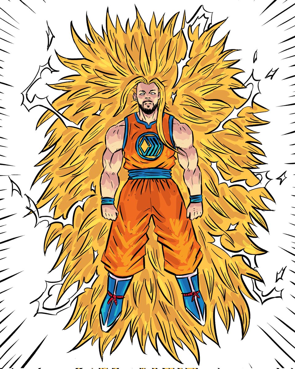 luckymong1's tweet image. Super Steph 3x10 #StephenCurry #Warriors #DBZ