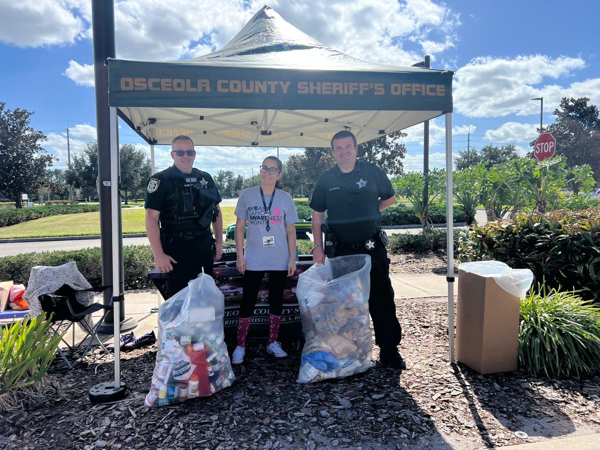 We were proud to partner with the DEA for National Prescription Drug Take Back Day! 💊
Thanks to everyone who came out to help keep Osceola County safe and healthy. 💙