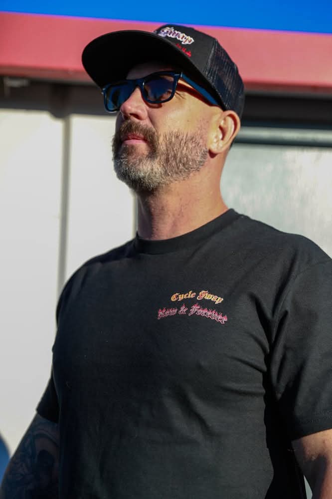 TheCycleSwap's tweet image. I had a couple of guys ask about shipping the @now_and_forever_ind collab shirt/hat we sold at the last swap. I had a couple left over and I put them on the website. They are 35 bucks each shipped. Get em here, norcalcycleandcarswap.com.