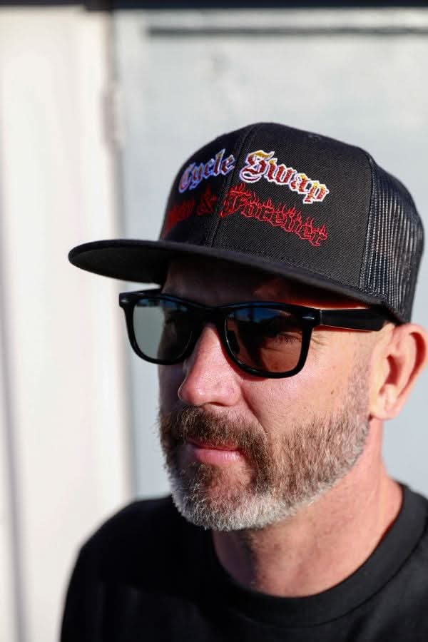 TheCycleSwap's tweet image. I had a couple of guys ask about shipping the @now_and_forever_ind collab shirt/hat we sold at the last swap. I had a couple left over and I put them on the website. They are 35 bucks each shipped. Get em here, norcalcycleandcarswap.com.