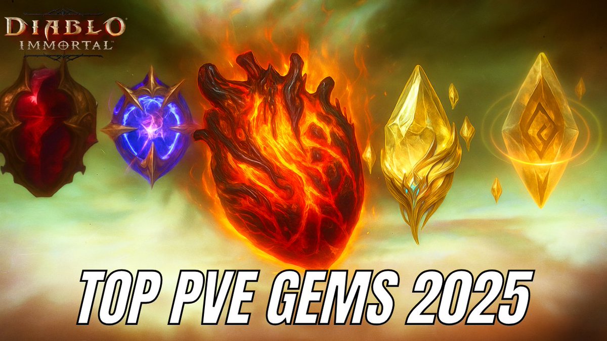 TheRavenplay's tweet photo. LAS MEJORES GEMAS LEGENDARIAS para TODAS las CLASES | Diablo Immortal 2025 https://t.co/gXkAz8IsL9 via @YouTube https://t.co/JGO6KD6uiC