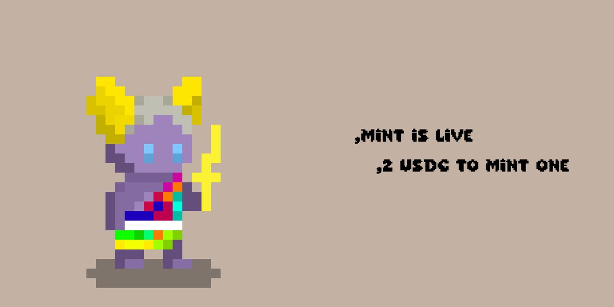 Mint is live 

Mint your unique Mini Myths using X402scan on base 

Mint price 
2 $USDC 
4 per wallet - public mint 
supply 3333

Mint here 
x402scan.com/recipient/0x72…

you can also mint here if first link does not work 
minimyths.xyz

Reveal after Sold out 
#x402 #Base