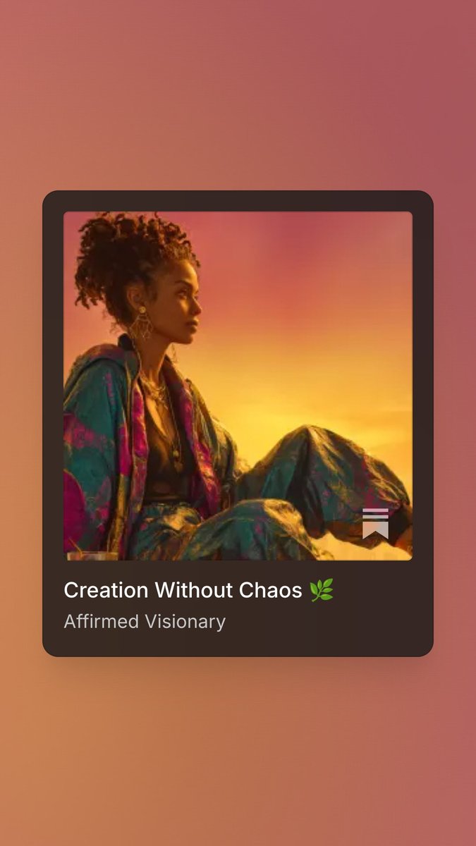 aiwithvip's tweet image. Creation without chaos, progress without panic.

Peace is productive. Consistency compounds. 🌿
Read the Sunday Reset → Creation Without Chaos

#SundayReset #SoftProductivity #VisionaryInProgress

 open.substack.com/pub/affirmedvi…