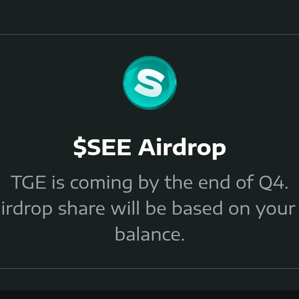 CernalTeng27's tweet image. Claim your $SEE now!! 
Click here👇👇👇
maxsee.io/?k=E3658768

#completeTASK
#walaPUHUNAN