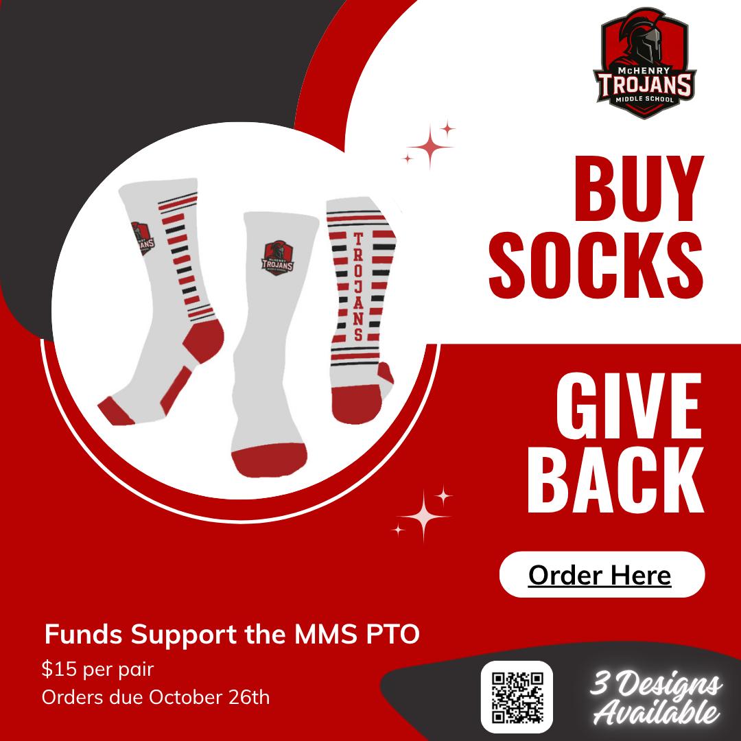 🧦✨ LAST DAY to order your MMS Socks! 📅 Support our PTO and help fund field trips and events! Choose from 3 unique designs. Don't wait—get your order in today! 🤩💖
#MMSFundraiser #PTO
trst.in/sVHijm