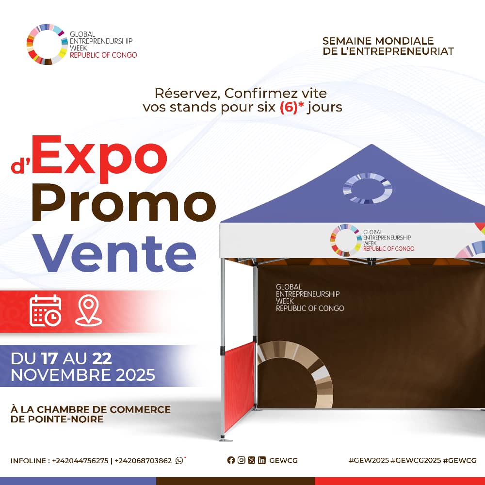 GewCongo's tweet photo. 🚥 #STAND #STAND 🚥
⛔  Places Limitées  ⛔

💝 Vous vendez, produits et/ou services ?
💝 Les Ventes en Ligne : c'est votre game ? 
💝 La RSE, votre approche de soutien ?
💝 Vous êtes une ONG ou une Institution qui accompagne le développement sous une quelconque forme ? https://t.co/mRXiliuu0a