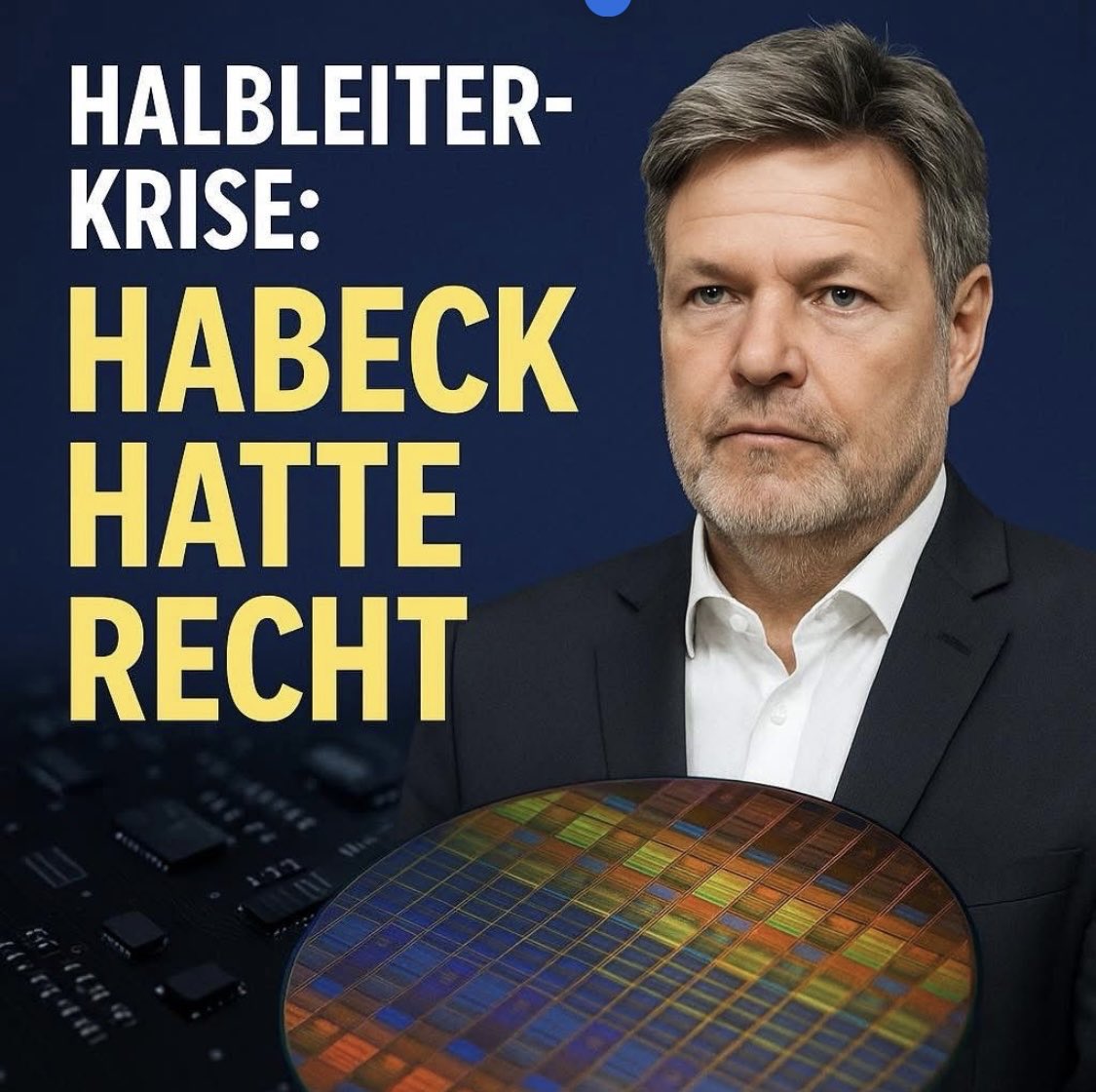 🖤 🅘🅢🅐🅑🅔🅛🦋🇺🇦🇪🇺❤️🇩🇪 (@isabelmon09) on Twitter photo Der Lobbyismus der #CDU schadet unserer Wirtschaft!
„Habecks Halbleiterpolitik war Weitsicht, keine Ideologie
🧩 2023:
Robert Habeck wurde ausgelacht – und massiv von Konservativen und Wirtschaftsliberalen attackiert.
„Planwirtschaft!“, „Milliardengrab!“, „Grüner Der Lobbyismus der #CDU schadet unserer Wirtschaft!
„Habecks Halbleiterpolitik war Weitsicht, keine Ideologie
🧩 2023:
Robert Habeck wurde ausgelacht – und massiv von Konservativen und Wirtschaftsliberalen attackiert.
„Planwirtschaft!“, „Milliardengrab!“, „Grüner