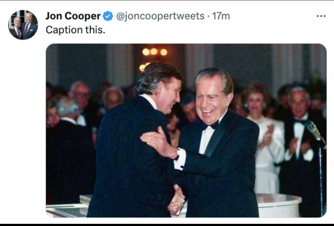 <a href="/RonFilipkowski/">Ron Filipkowski</a> Biggest difference between public statements Nixon and Trump have made about his respective criminality: Nixon declared “I am not a crook, while Trump proudly declares “I am a Seditious Criminal and I dare you to do something about that.