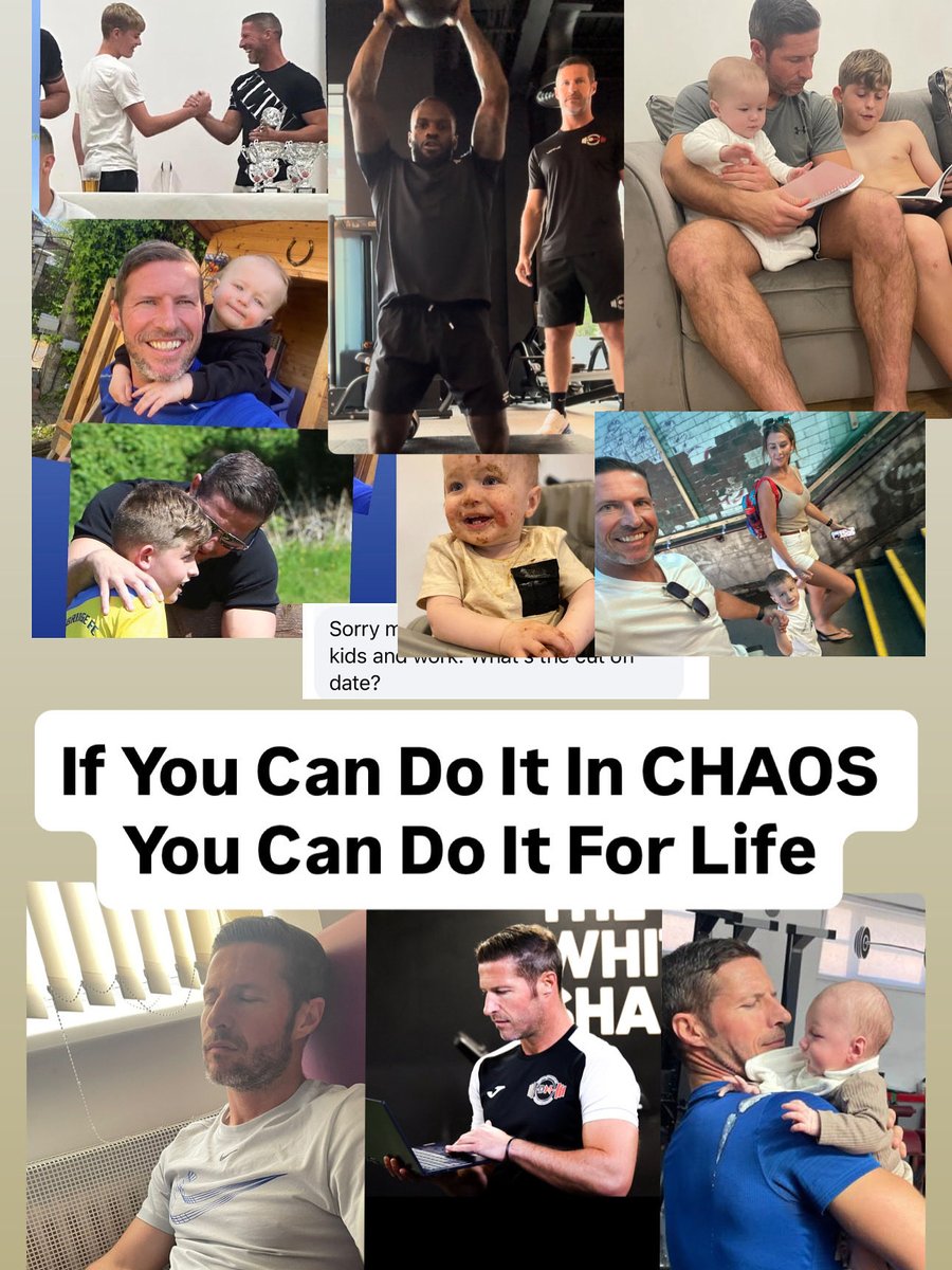 Life with kids, work and everything else is always busy.

That’s exactly why the best time to start is when things are hectic.

Because if you can build healthy habits and make progress in your worst seasons…

➡️ You know it’s going to last in the best seasons.

Health and
