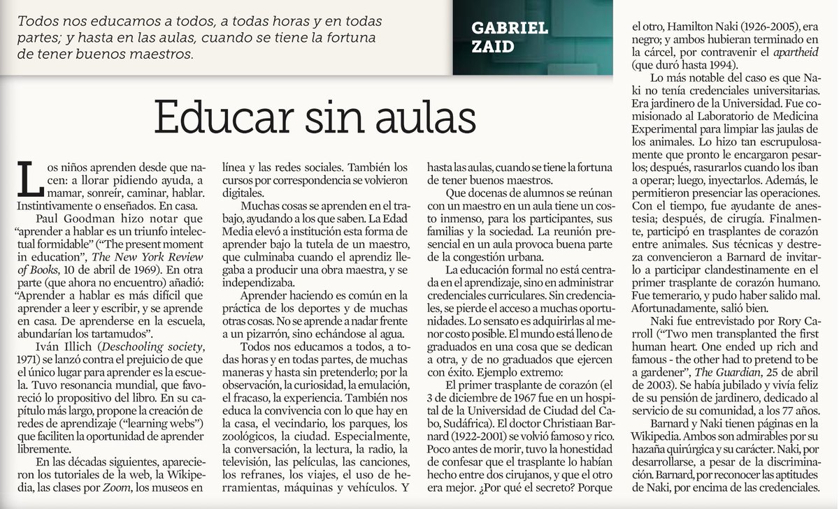 Lo del jardinero es formidable.