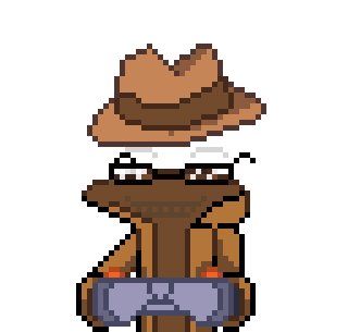 HarbingerPixel's tweet photo. Day 25 of Pixeltober: Invisible man, Community reward: Bloody Footprint https://t.co/p6aRxVVCTs
