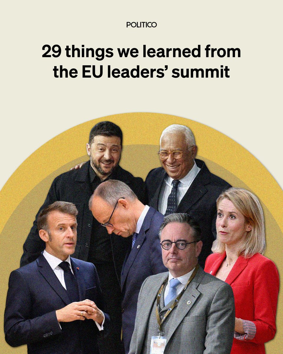 Last week, EU leaders met in Brussels to address the external threats from Putin and the internal threats from the far right.

Here are some of the things we learned 👇

politico.eu/article/eu-sum…