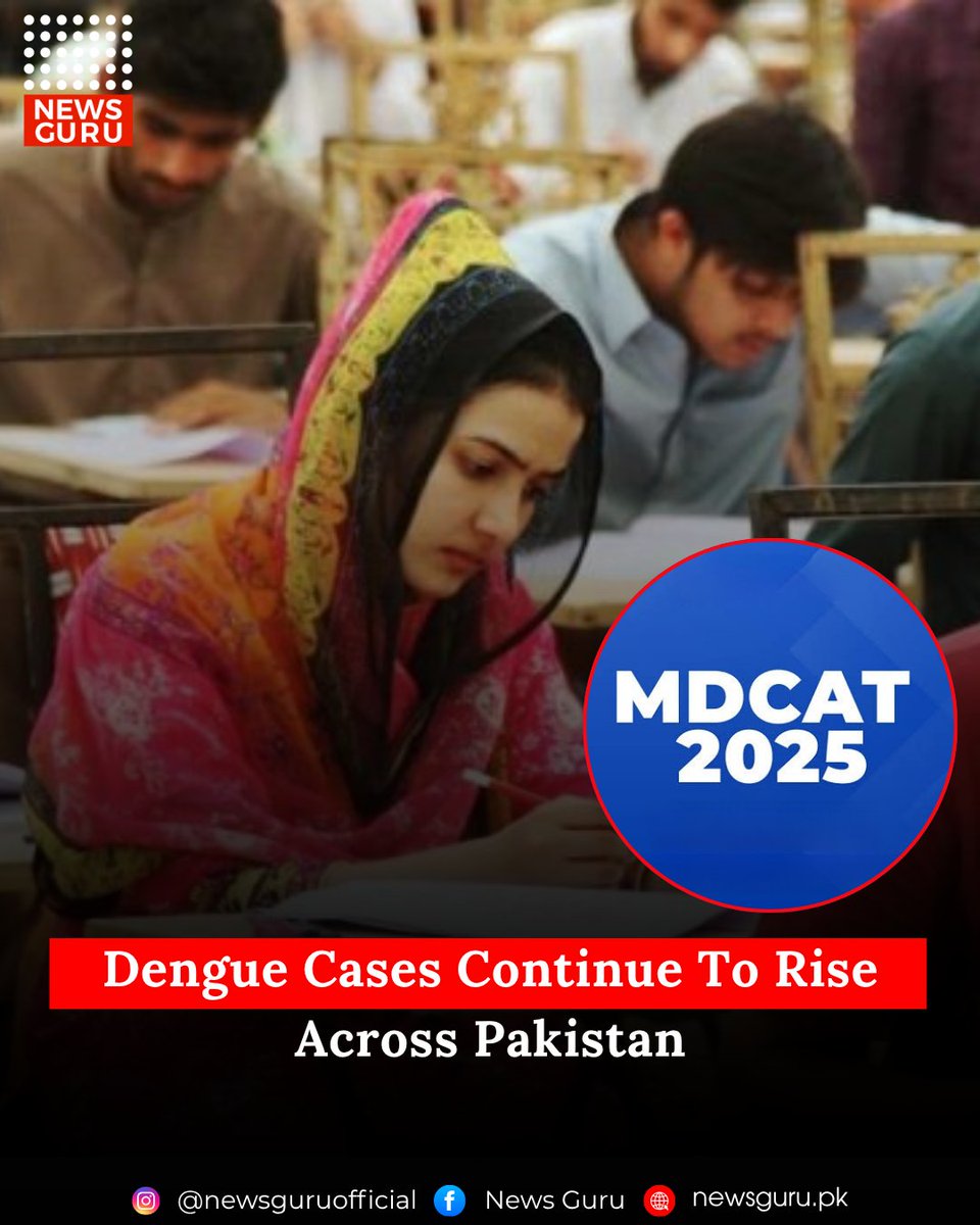 newsgurupk's tweet image. Medical aspirants across Pakistan and overseas appeared for the MDCAT 2025 as examination centers operated under tight supervision. 
Read More : newsguru.pk/pakistan/mdcat…

#NewsGuru #MDCAT2025 #MedicalEntryTest #PakistanStudents #FutureDoctors #EducationNews #BreakingNews #PMDC