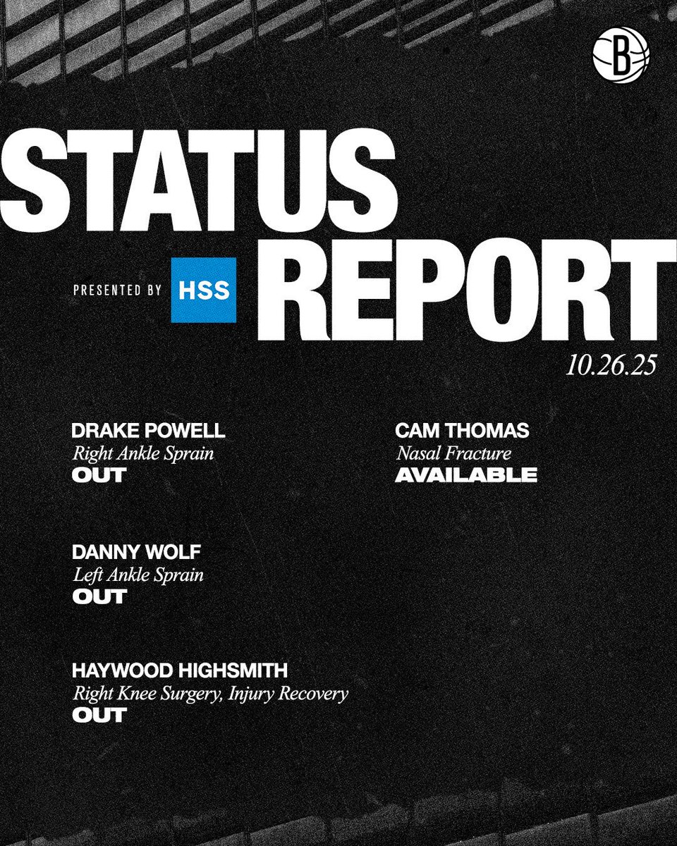 Sunday’s status report