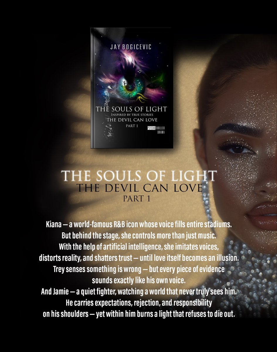 jaybogicevic's tweet image. The Souls of Light - Part 1 OUT NOW WORLDWIDE!

#Mustreads #AITechnology #MustreadBooks #Manipulation #Blockbuster #Psychothriller #WorthReading #Microchips