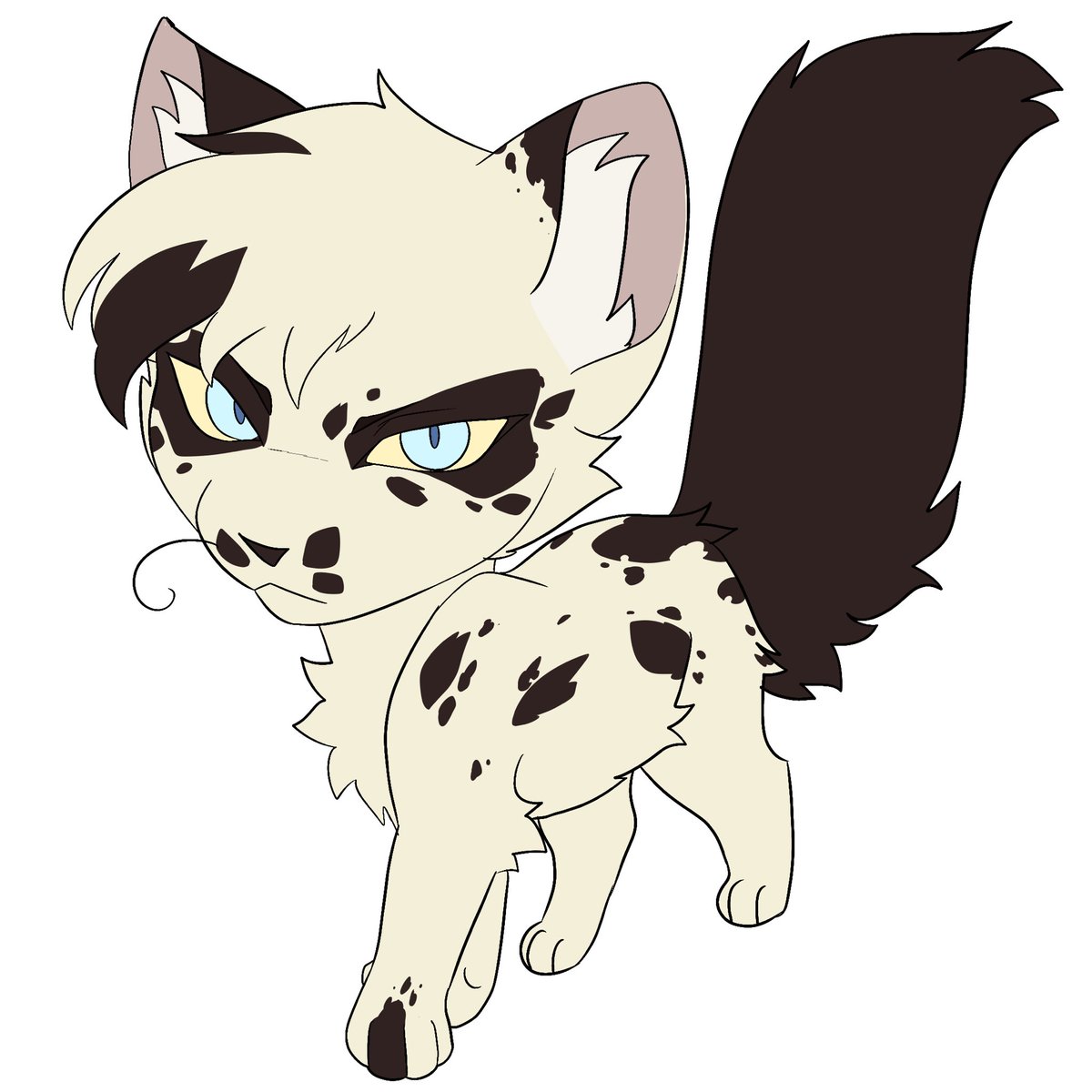 Straw_berryart's tweet image. Some villainous cat chibis. Darktail, sol, Tigerstar,  and scourge