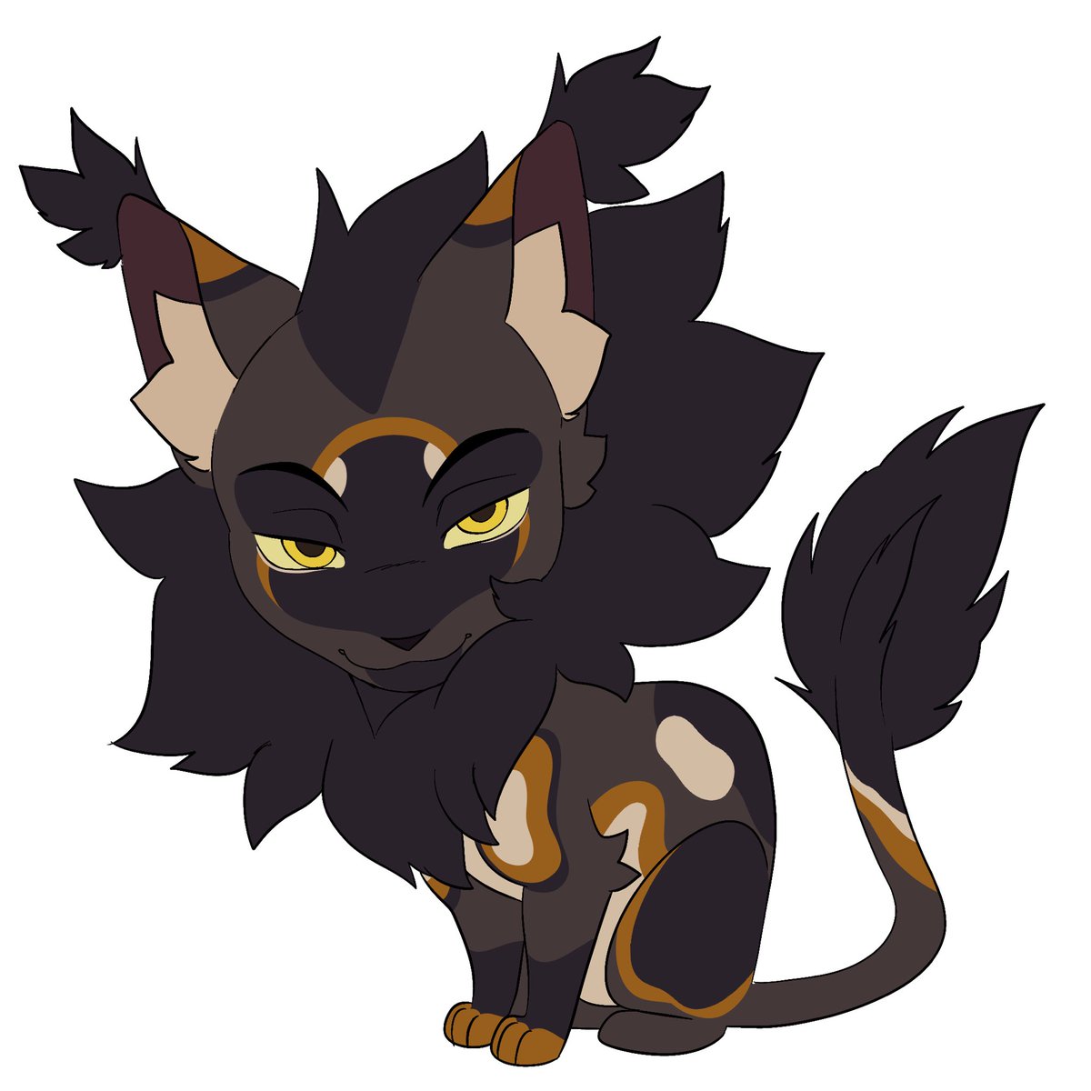 Straw_berryart's tweet image. Some villainous cat chibis. Darktail, sol, Tigerstar,  and scourge