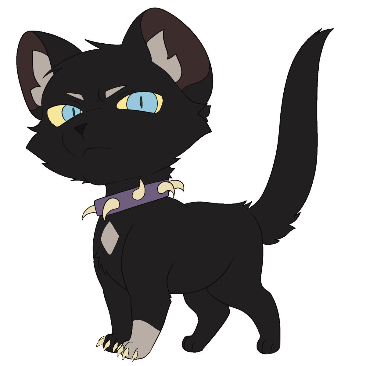 Straw_berryart's tweet image. Some villainous cat chibis. Darktail, sol, Tigerstar,  and scourge