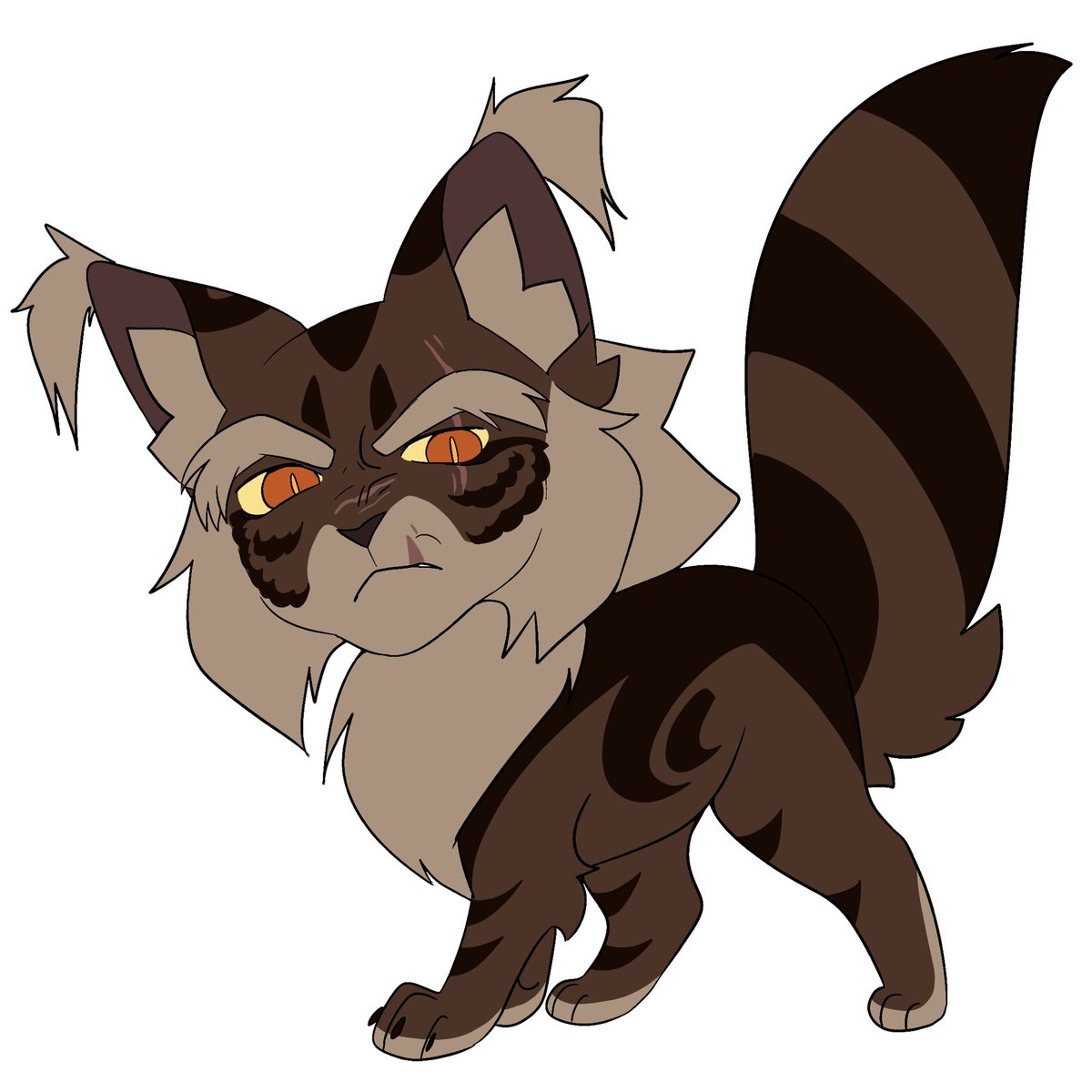 Straw_berryart's tweet image. Some villainous cat chibis. Darktail, sol, Tigerstar,  and scourge