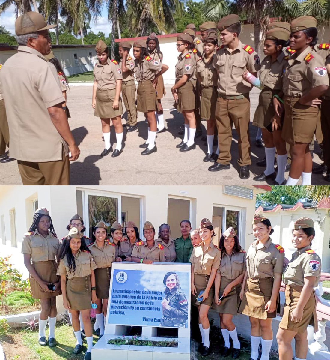 ‼️Los Camilitos de la EMCC de Mayabeque vivieron una jornada inolvidable durante su visita a una unidad de Defensa Antiaérea del Ejército Occidental como parte de su formación vocacional. Allí, entre radares descubrieron el valor de proteger el cielo de la Patria.

#FARCuba