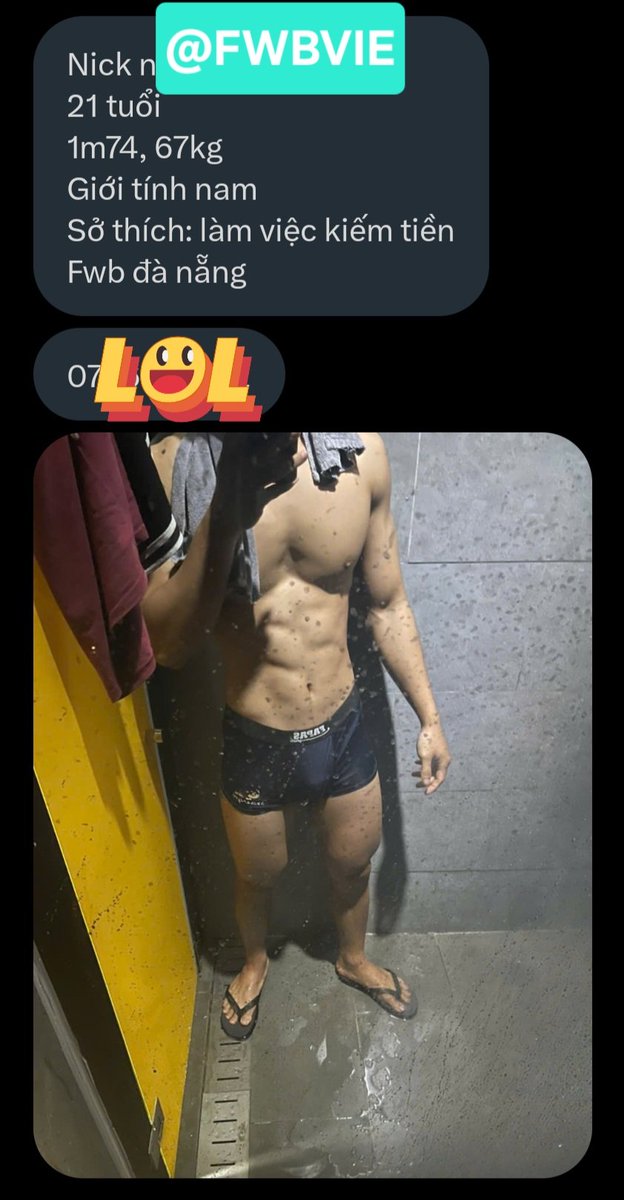 FWBVIE's tweet photo. #DAD017 #FWBVIE_No43_017
 Bạn nam đến từ #ĐàNẵng nèk.... 
Bạn nữ nào cần thì inbox @FWBVIE nha.   

⚠️Nâng lên FWBVIE's Member để nhận nhiều đặc quyền nhé.  

#CộngĐồngFWB #DADFWB #FWB #FWBVIE #Followback #Vietnamese #DaNangAirport #danang #BoyFWB #FriendSex #LookingForFwb